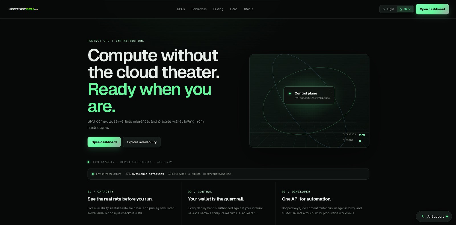 Hostnot GPU screenshot 1