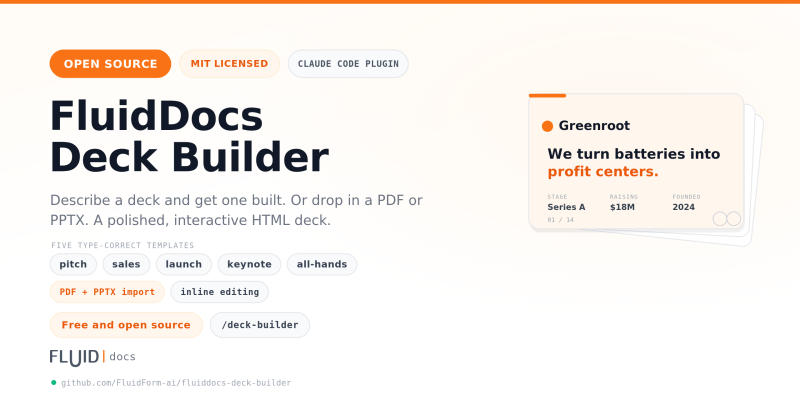 FluidDocs Deck Builder logo