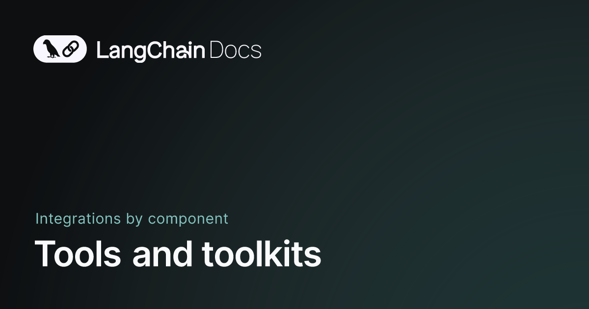 LangChain ToolHub hero