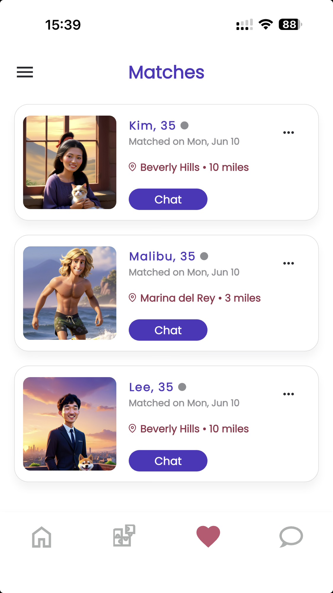 InTimid AI Matchmaking screenshot 1