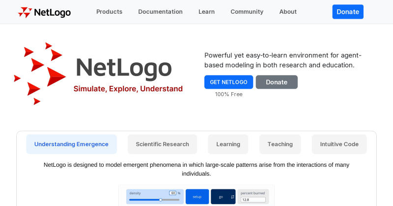 NetLogo Review (2026): Pricing & Alternatives | Stork.AI
