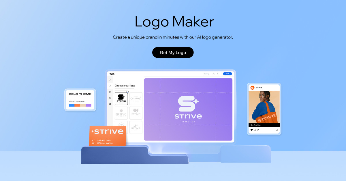 Wix Logo Maker hero