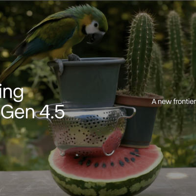 Runway Research | Introducing Runway Gen-4.5 hero