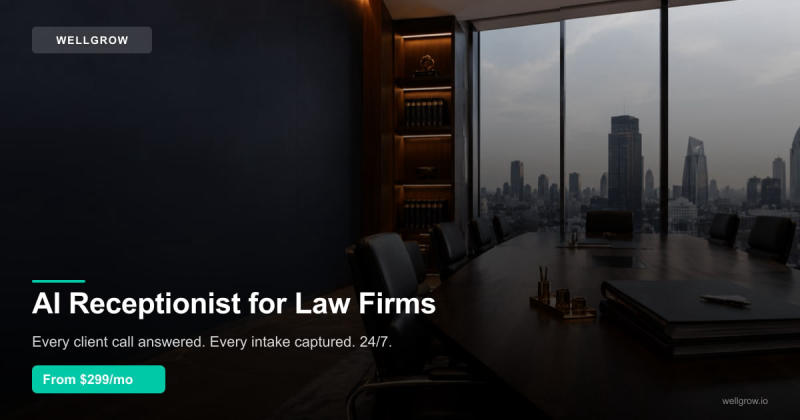 AI Receptionist for Law Firms logo