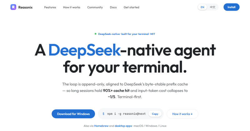 DeepSeek-Reasonix logo