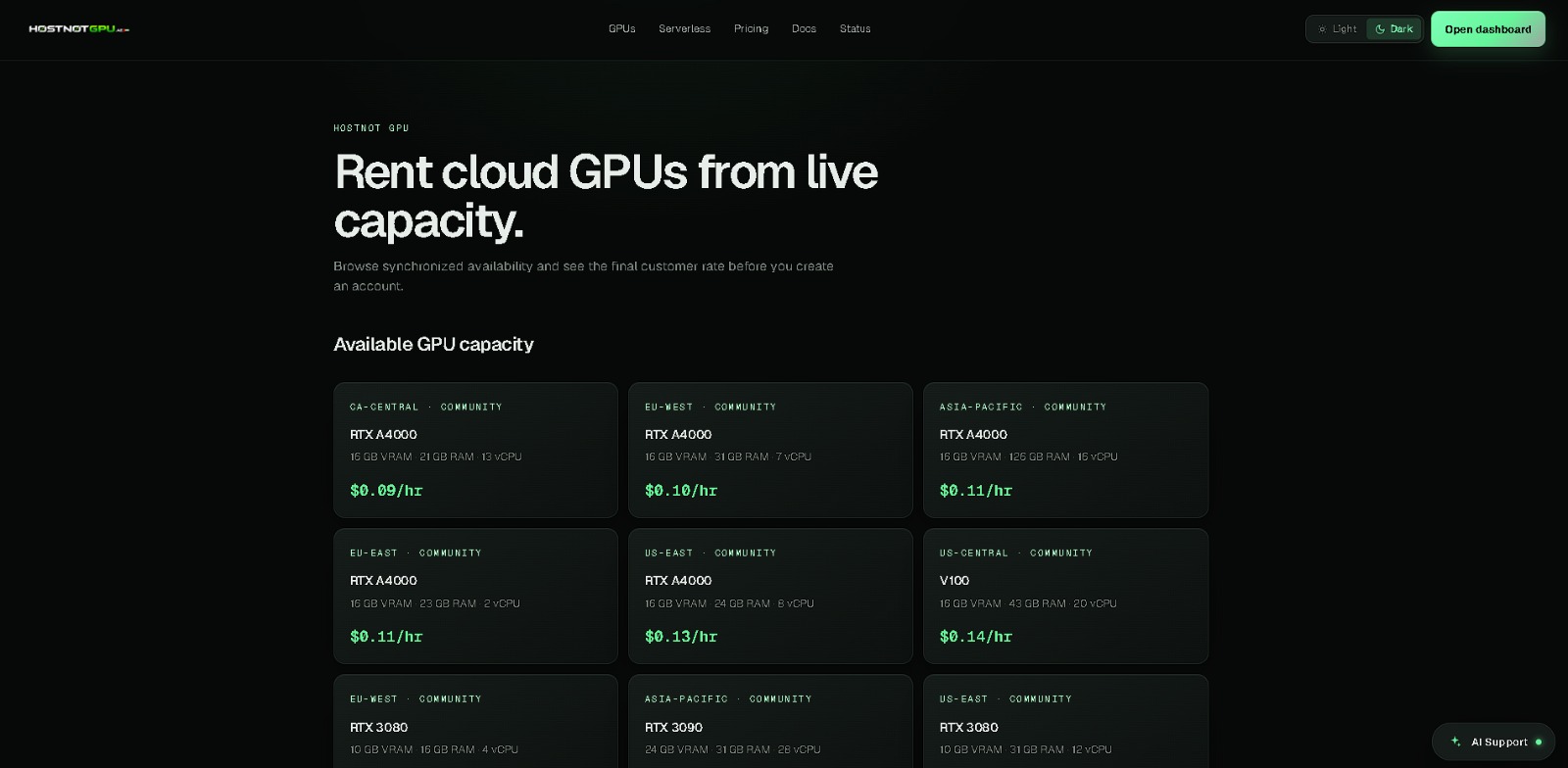 Hostnot GPU screenshot 2